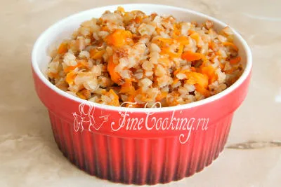 Csirke töltött hajdina - egy recept fotó (recept) Csirke töltött hajdina - a recept egy fotó