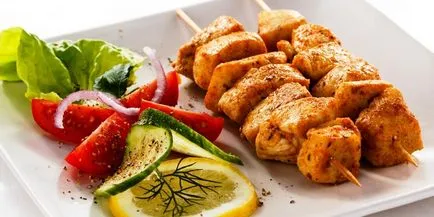 Csirke kebab nyárson a sütőben - receptek pácok és a hús szaftos titkok (sütő) Csirke kebab nyárson a sütőben - receptek pácok és a hús szaftos titkok