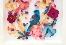 Quilling madarak galamb és a csirke, a Tűzmadár és a papagáj, Bullfinches és mell, elrendezése és felszerelése, master (Quilling) Quilling madarak galamb és a csirke, a Tűzmadár és a papagáj, Bullfinches és mell, elrendezése és felszerelése, a mester