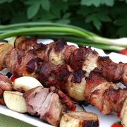 A legjobb receptek, hogyan lehet savanyú a shish kebab nyársat sertés, csirke, hal, pulyka