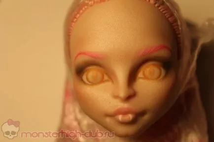Master-osztály létrehozását ooaka babák Monster High - dolgozzon egy arc, nagy szörny csapat