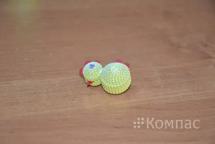 Mesterkurzus csirke készült hullámpapír a technika Quilling, a Nemzeti Szövetség és a Nemzetközi Kreatív
