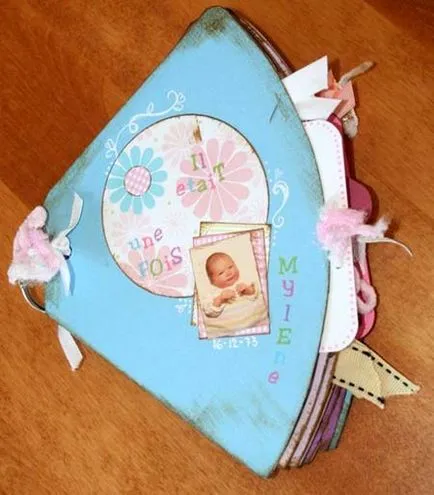 Mesterkurzus scrapbooking notebook saját kezűleg
