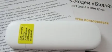 Beeline modem ZTE