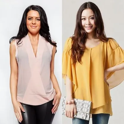 Divat sifon blúz 2017 a fotó modellek és stílusok (2017) Divat sifon blúz 2017 a fotó modellek és stílusok