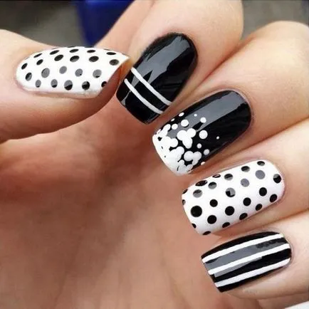 Divat rajzok a köröm az év 2017-2018, fotók, ötletek, hírek képek körmök
