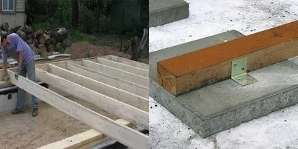 Számos lehetőség, mint pravlno erősíti a gerendák az alapítvány (Alapítvány) Számos lehetőség, mint pravlno erősíti a gerendák, hogy az alapítvány