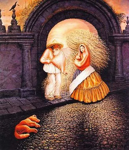 Ne higgyen a szemének „vagy optikai metamorfózis képein a szürrealista művészek