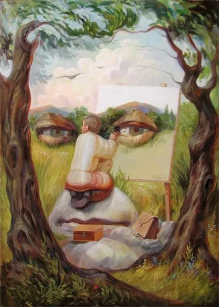 Ne higgyen a szemének „vagy optikai metamorfózis képein a szürrealista művészek