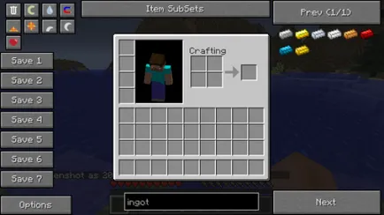 Nem elég tételek Minecraft 1