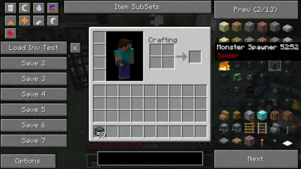 Nem elég tételek Minecraft 1