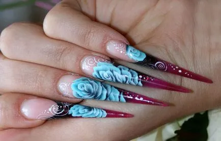 Nails Naroscheny Photo 100 fotó, design Naroscheny körmök