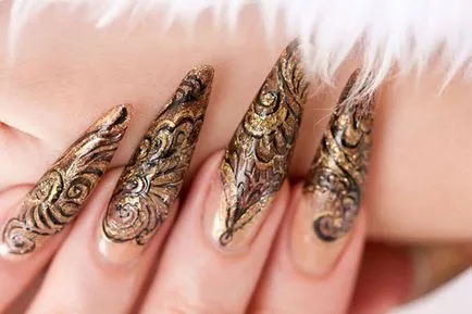 Nails Naroscheny Photo 100 fotó, design Naroscheny körmök