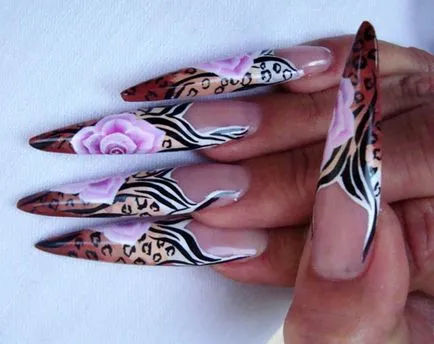 Nails Naroscheny Photo 100 fotó, design Naroscheny körmök