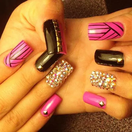 Nails Naroscheny Photo 100 fotó, design Naroscheny körmök