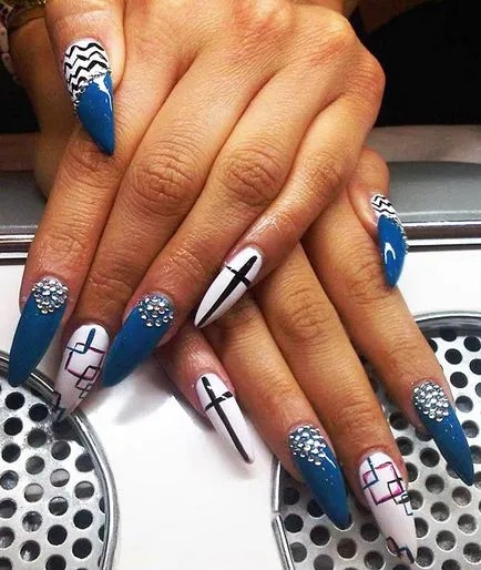 Nails Naroscheny Photo 100 fotó, design Naroscheny körmök