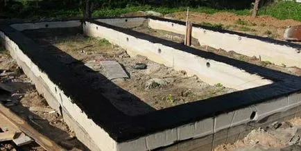 Feldolgozás alapítvány vízszigetelő öntött aszfalt kezük (bitumen) alapítvány feldolgozás öntött aszfalt vízszigetelő saját kezét