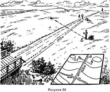 Tájfutó térkép és iránytű, de