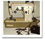 51 Overlock osztály, hogyan kell kitölteni a serger szál Class 51