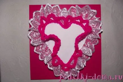 Képeslap Boldog Valentin-napot saját kezűleg, egy doboz ötletek és műhelyek (Valentine) Képeslap Boldog Valentin-napot saját kezűleg, egy doboz ötletek és műhelyek