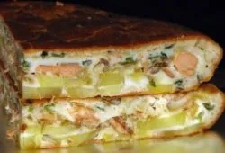Pie burgonyával - Receptek képekkel (pite burgonya receptek fotókkal) Pie burgonyával - Receptek képekkel