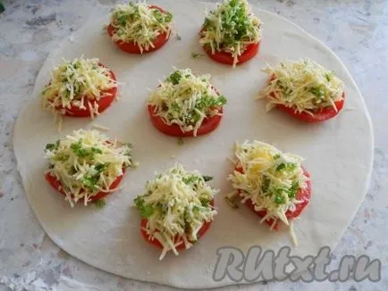 Pite - bombák - paradicsommal - recept fotókkal
