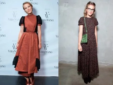 Ksenia Sobchak ruha, divat ruha