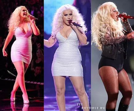 Plasztikai sebészet Christina Aguilera