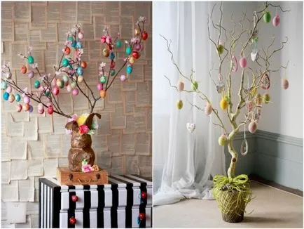 Mesterségek az Easter Easter fa kezüket lépések