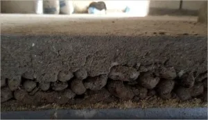 A duzzasztott agyag fogyasztás per 1m2 nyakkendő, hogyan kell kiszámítani