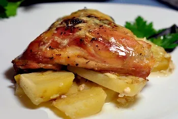 Recept csirkecomb, sült a kemencében
