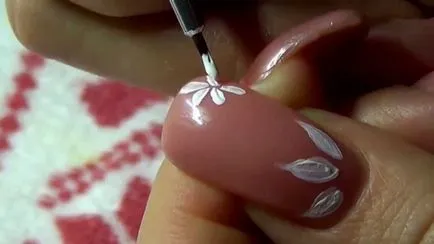 Festés akril festékek egy gél lakk-lépésre mester osztályt kezdők és video tutorials (rajz) Festés akril festékek egy gél lakk-lépésre mester osztályt kezdők és video tutorials