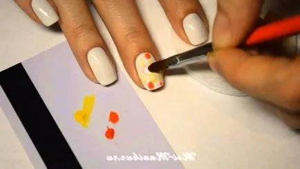 Festés akril festékek egy gél lakk-lépésre mester osztályt kezdők és video tutorials (lakk) Festés akril festékek egy gél lakk-lépésre mester osztályt kezdők és video tutorials