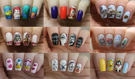 Festés akril festékek egy gél lakk-lépésre mester osztályt kezdők és video tutorials (gél) Festés akril festékek egy gél lakk-lépésre mester osztályt kezdők és video tutorials