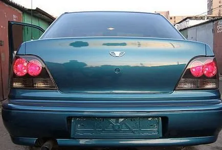 Az eredmény a sok éves tuning daewoo NEXIA, autós ellátásokat (hátsó lámpák tuning hátsó) Az eredmény a sok éves tuning daewoo NEXIA, kézi autós