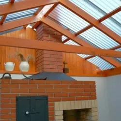 Kerti pavilonok, grill grill és sütő nyári konyha a kezével, rajzok, tervek, fotók, videók
