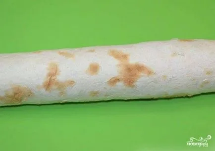 Rolls pita kenyér burgonyával - lépésről lépésre recept fotó (receptek) Rolls pita kenyér burgonyával - lépésről lépésre recept fotók