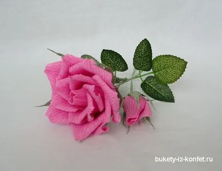Rose hullámpapír saját kezűleg 50 fotó, hogyan lehet egy rózsa