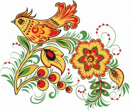Khokhloma festmény