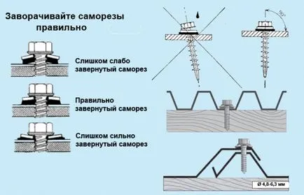 Csavarok tetőkhöz hullámos hogyan kell rögzíteni a bevonat és tetőfedő csavarok fogyasztás (hullámkarton tetőfedő csavarok) Csavarok a tető hullámos hogyan lehet erősíteni a lefedettség és a fogyasztás tetőfedő csavarok