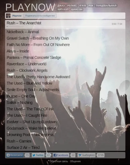 PlayNow honlapján a nap - nem más, mint a zene