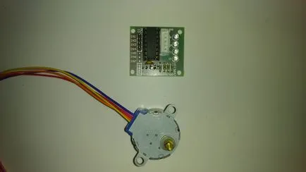 Léptetőmotor és Arduino - közöttük a kommunikációt (a motor) Léptetőmotor és Arduino - a köztük lévő kapcsolatot