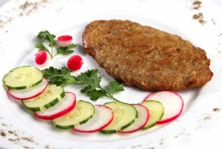 Schnitzel svininy- legjobb receptek, fotók és videó (főzni tarja) Schnitzel svininy- legjobb receptek, képek és videó