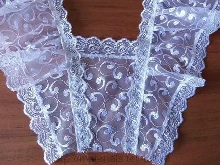 School kötény mintázata guipure lányoknak