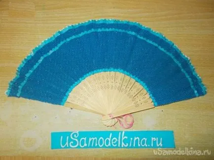 Összecsukható fan kezével