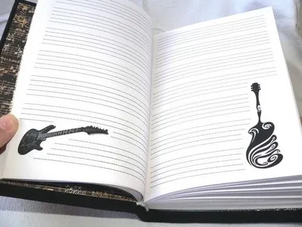 Scrapbooking notebook szabályt, és lépésről mesterkurzus
