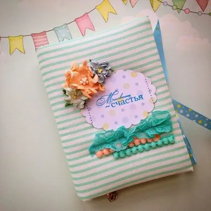 Scrapbooking notebook szabályt, és lépésről mesterkurzus