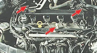 Ki- és beszerelése a dekoratív burkolat a motor, Ford Mondeo 4 kézikönyv (Release) Ki- és beszerelése a dekoratív burkolat a motor, Ford Mondeo kézikönyv 4