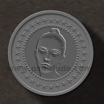 Készítsen saját érme Photoshop
