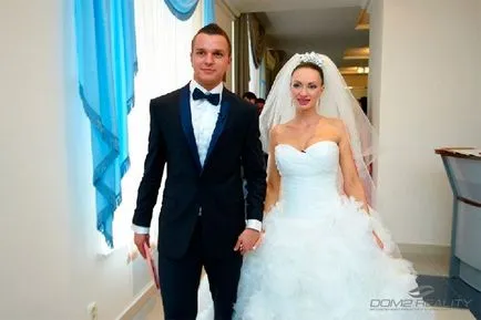 Esküvői Anton Gusev és Eugenia Feofilaktova